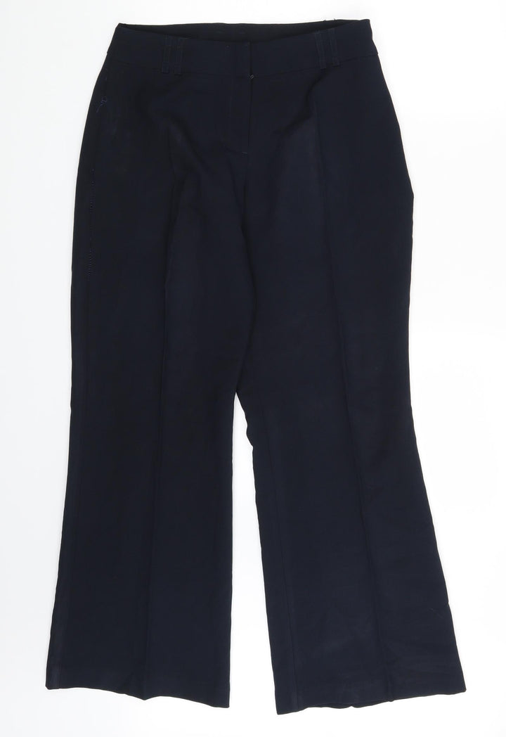F&F Womens Blue Dress Pants Trousers Size 28 in L29 in