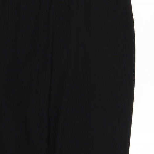 Papaya Womens Black   Sweatpants Trousers Size 16 L26 in