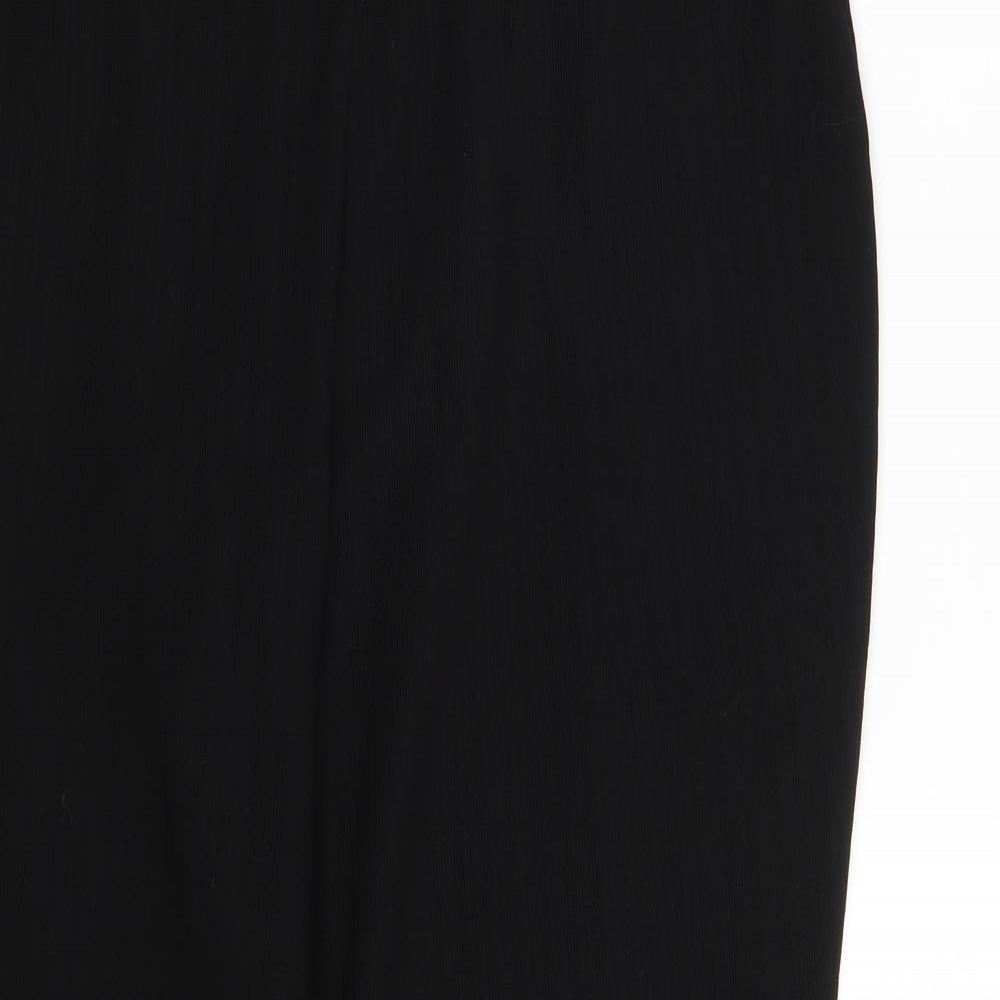 Papaya Womens Black   Sweatpants Trousers Size 16 L26 in