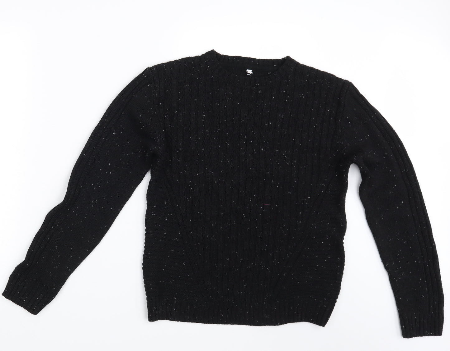 M&S Girls Black   Pullover Jumper Size 13-14 Years