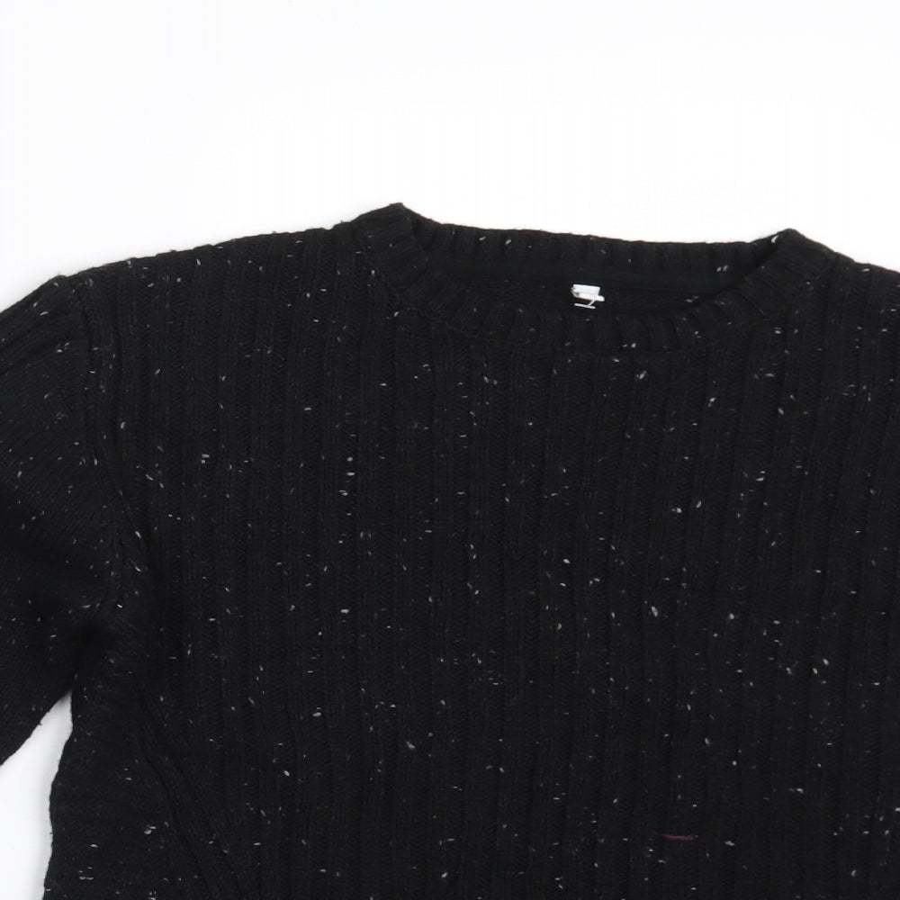 M&S Girls Black   Pullover Jumper Size 13-14 Years