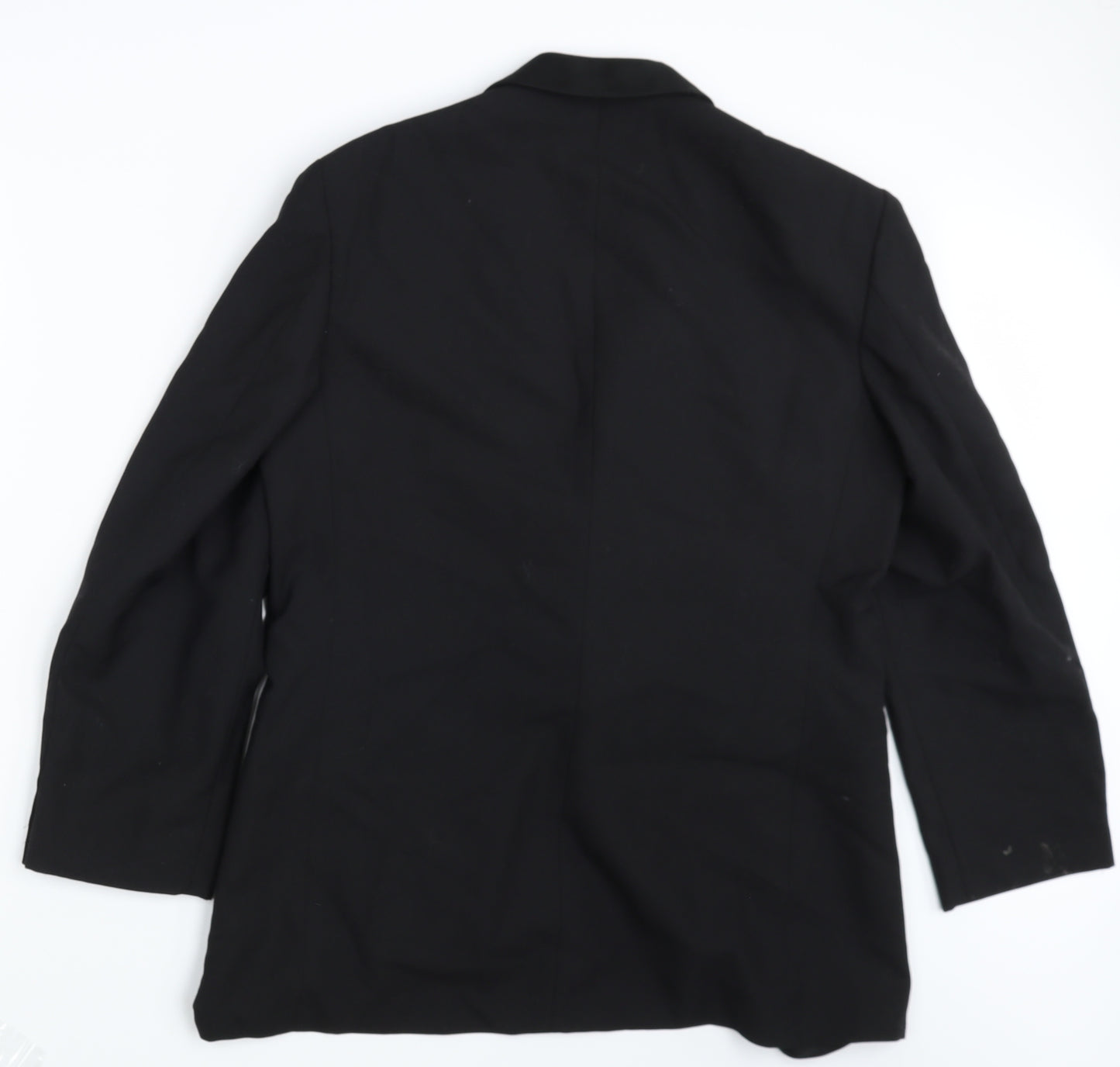 ST MICHAEL Mens Black   Jacket Blazer Size 42
