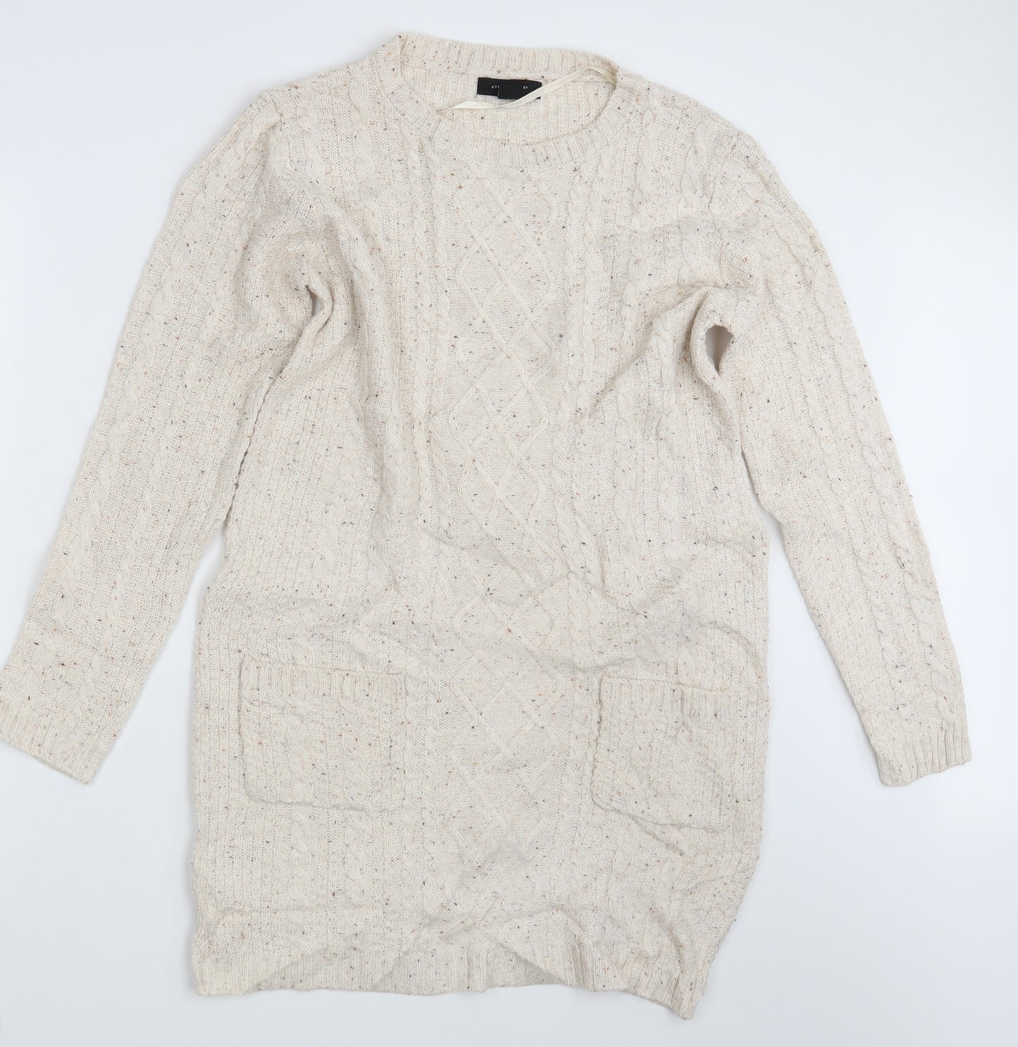 Atmosphere Womens Beige   Pullover Jumper Size 12