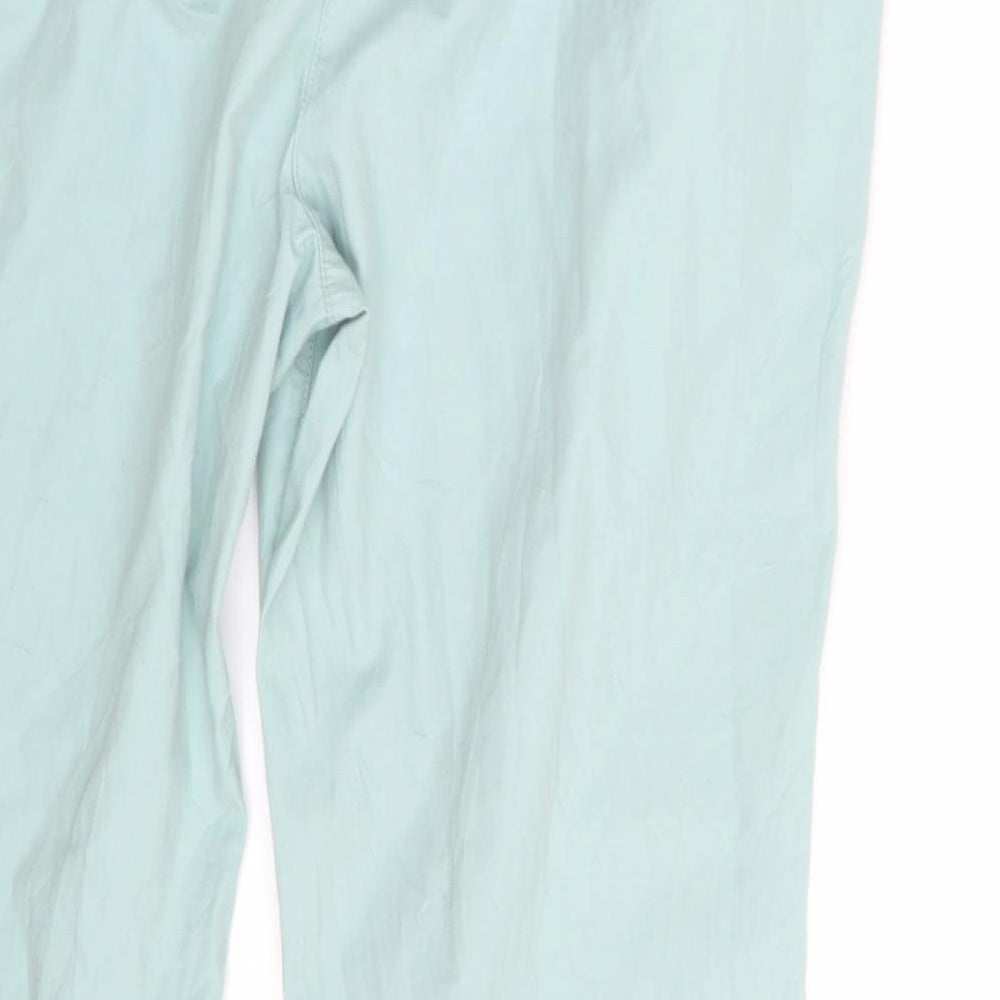 NEXT Womens Green   Chino Trousers Size 16 L27 in