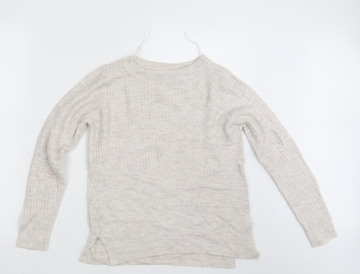 M&Co Womens Beige   Pullover Jumper Size 8