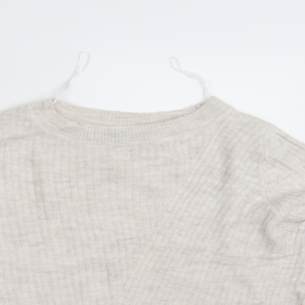 M&Co Womens Beige   Pullover Jumper Size 8
