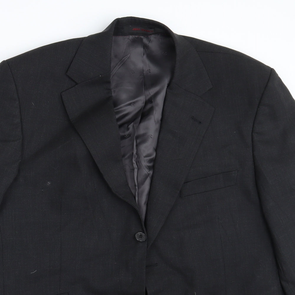 Jeff Banks Mens Black   Jacket Blazer Size 42