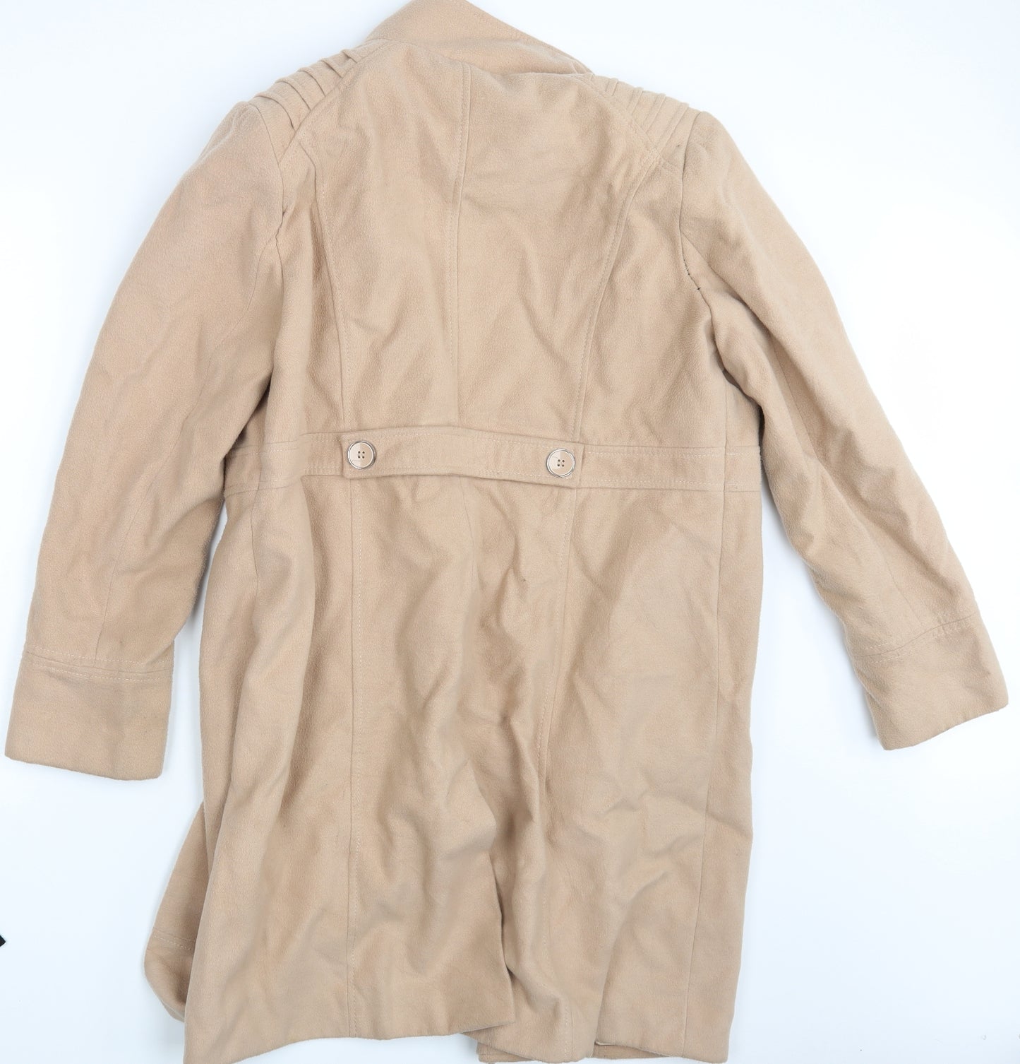 Wallis Womens Pink   Overcoat Coat Size 16