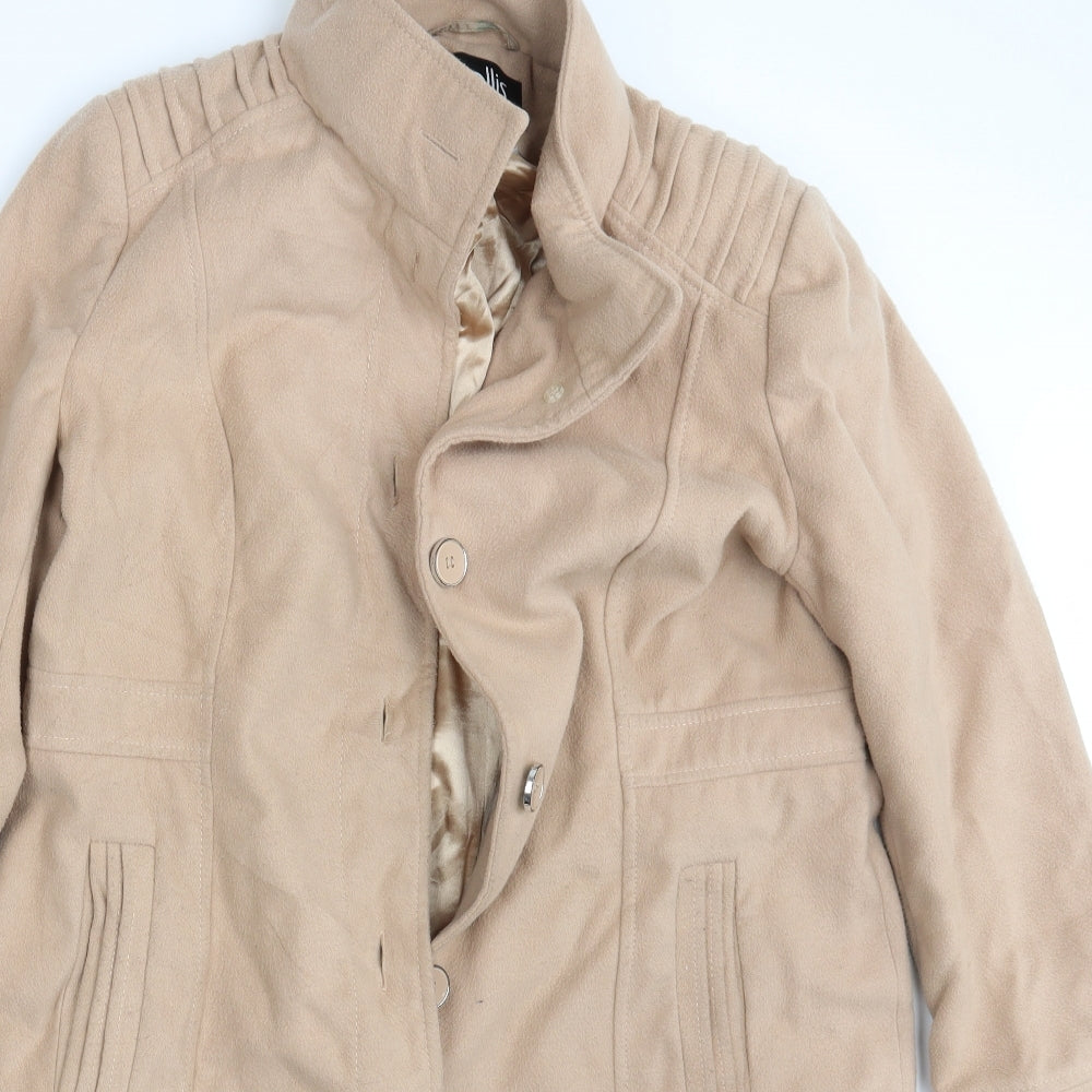 Wallis Womens Pink   Overcoat Coat Size 16