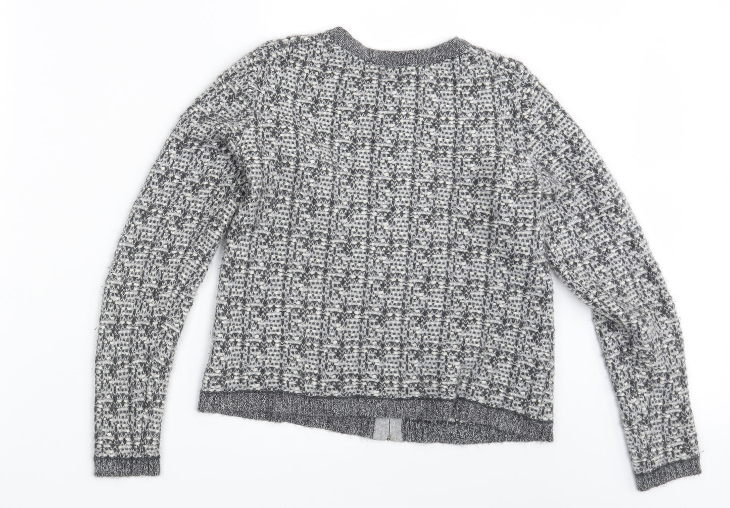 PURE Collection Womens Grey   Cardigan Jumper Size 10