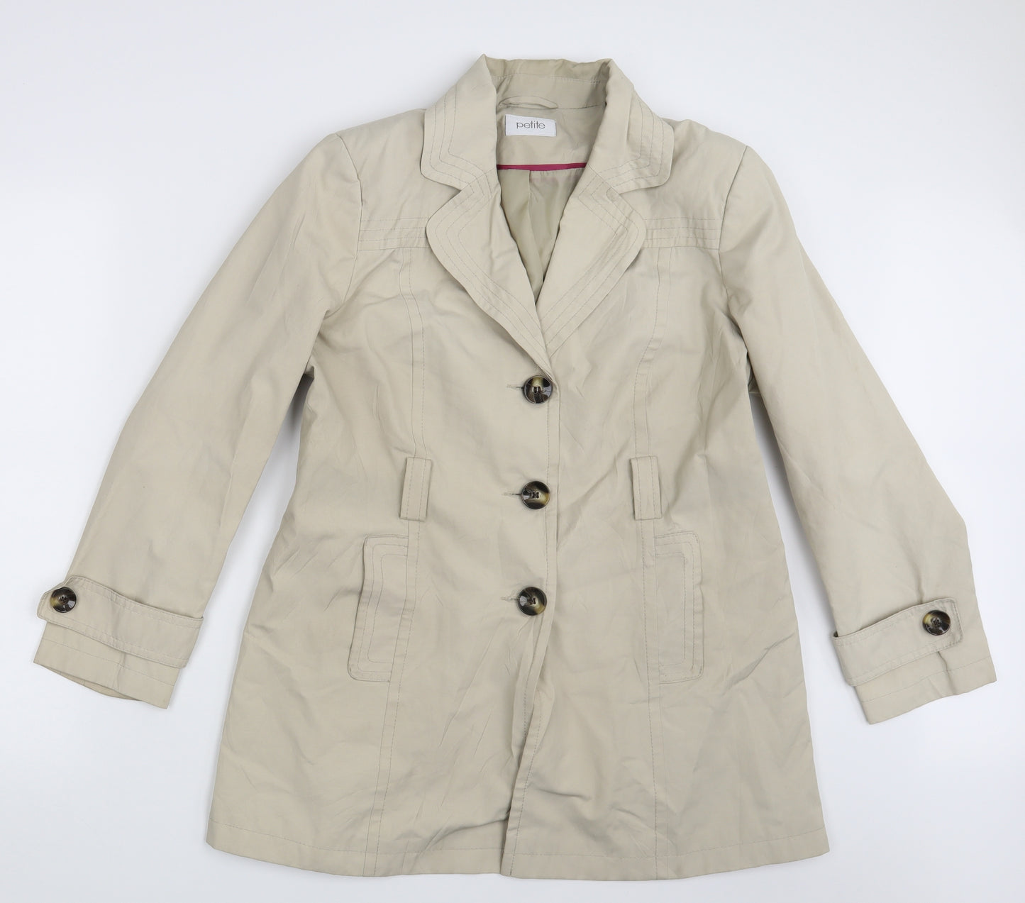 BHS Womens Beige   Jacket Coat Size 16