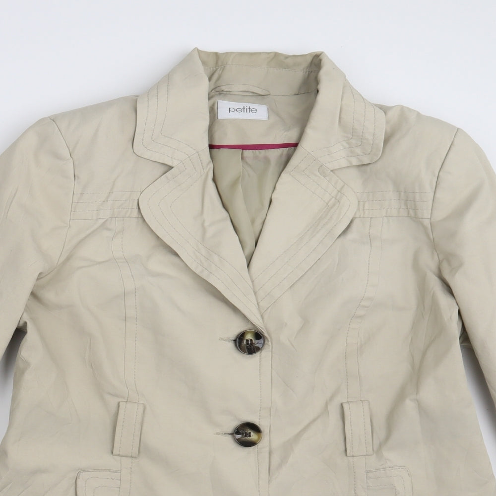 BHS Womens Beige   Jacket Coat Size 16