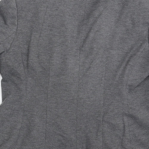 M&S Womens Grey   Jacket Blazer Size 14