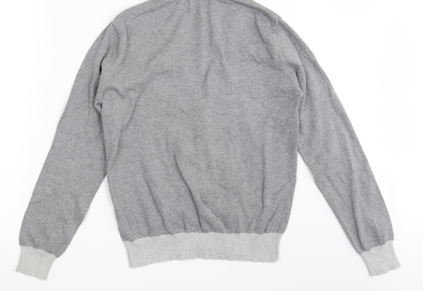 Cedar Wood State Mens Grey   Cardigan Jumper Size S
