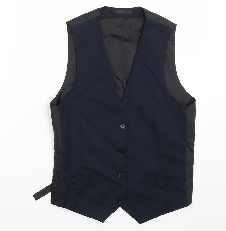 165 Mens Blue   3-in-1 Jacket Waistcoat Size 36