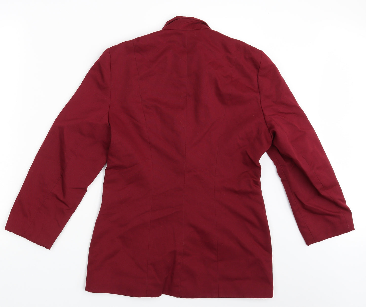 Preworn Womens Red   Jacket Blazer Size 10