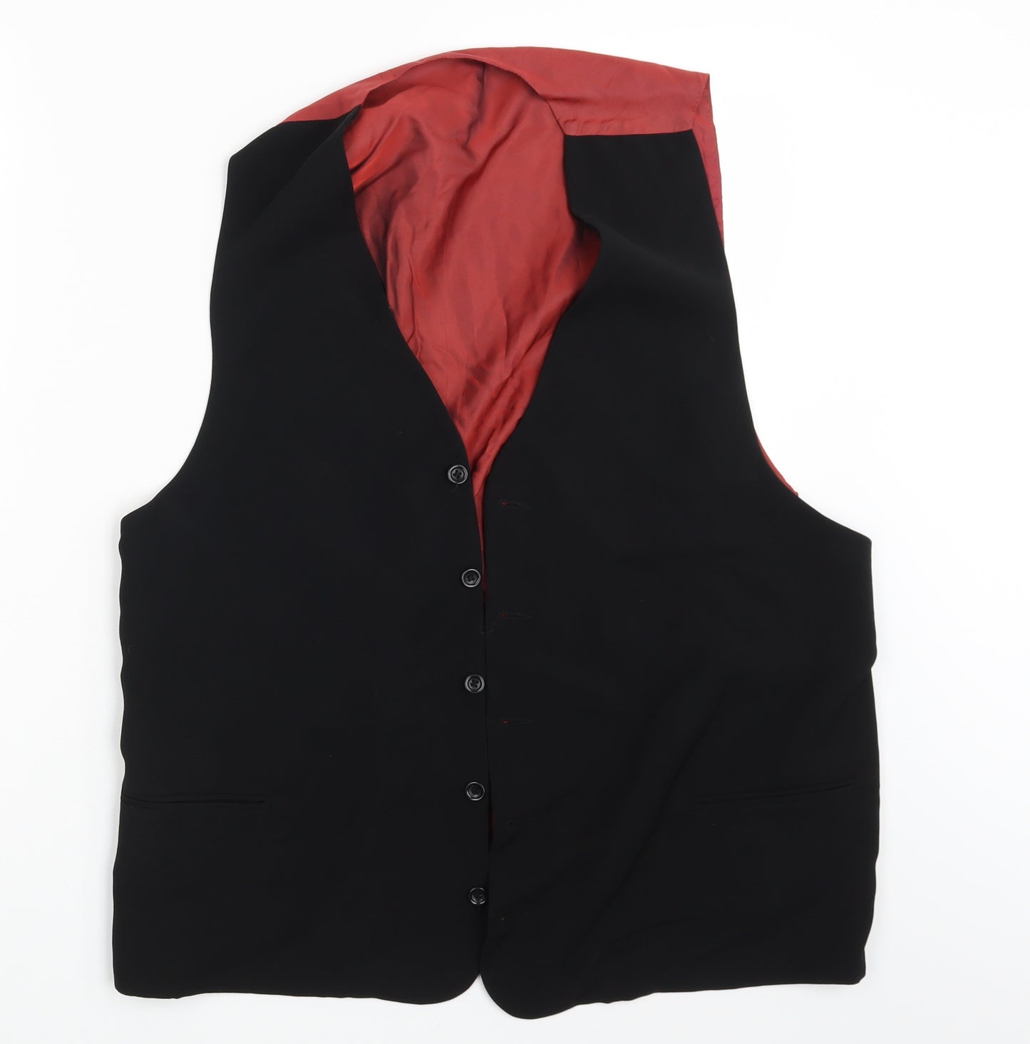 Preworn Mens Black   3-in-1 Jacket Waistcoat One Size