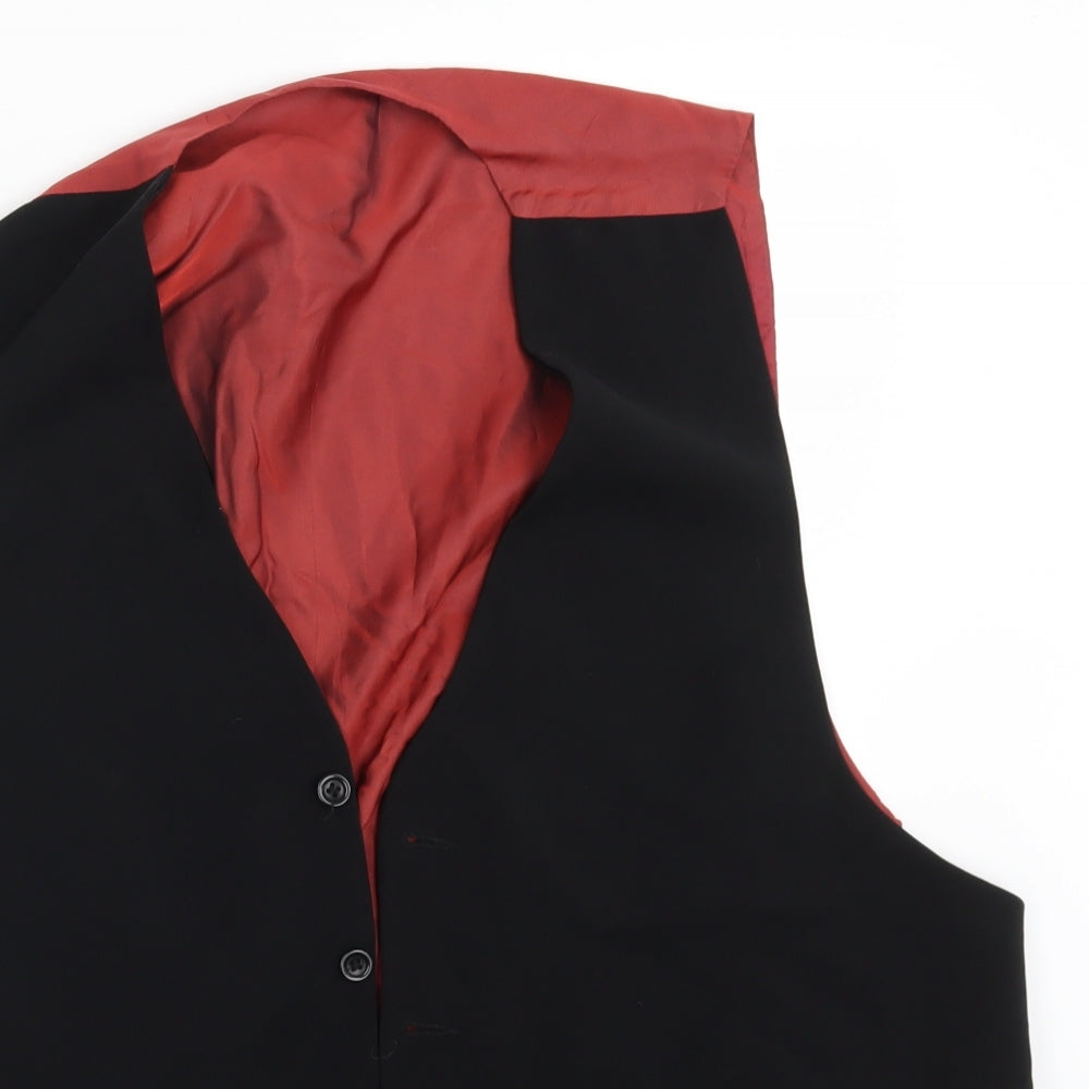 Preworn Mens Black   3-in-1 Jacket Waistcoat One Size