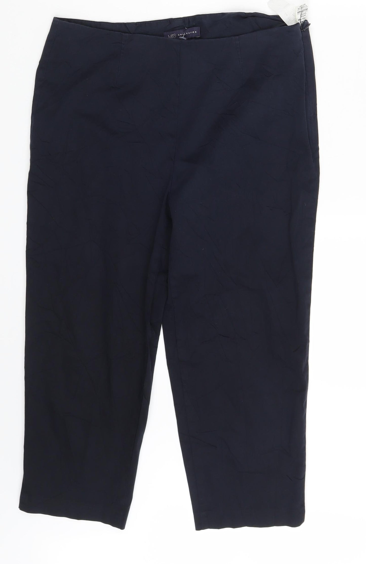 M&S Womens Blue   Chino Shorts Size 12