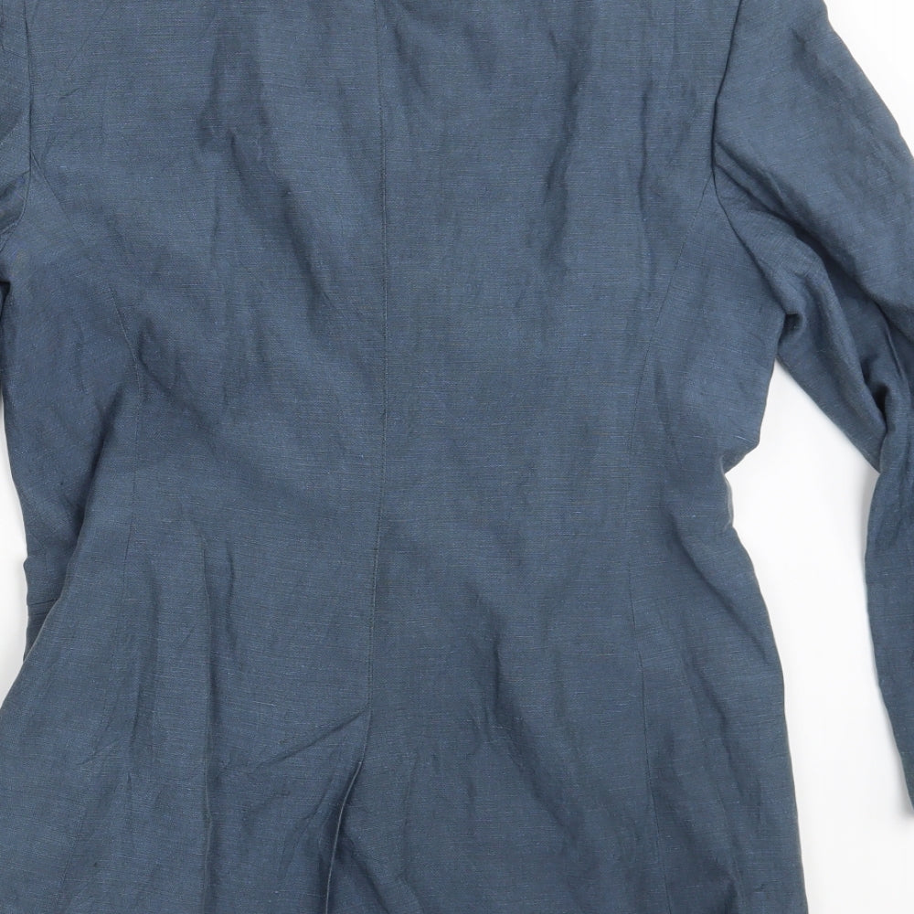 Jaeger Womens Blue   Jacket Blazer One Size