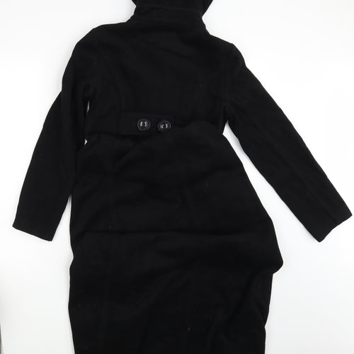 Kensie Womens Black   Overcoat Coat Size 4