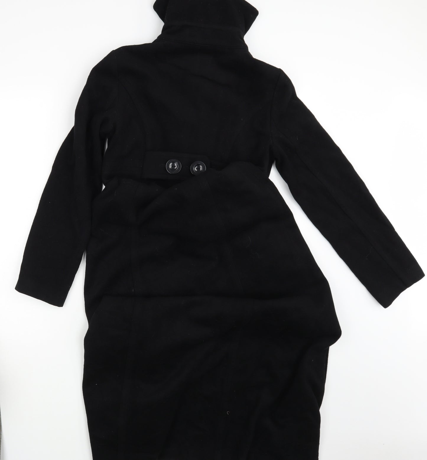 Kensie Womens Black   Overcoat Coat Size 4