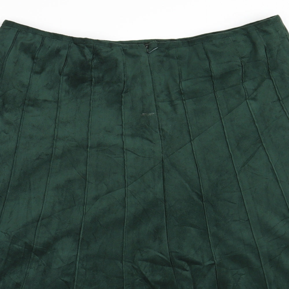 Per Una Womens Green   A-Line Skirt Size 14
