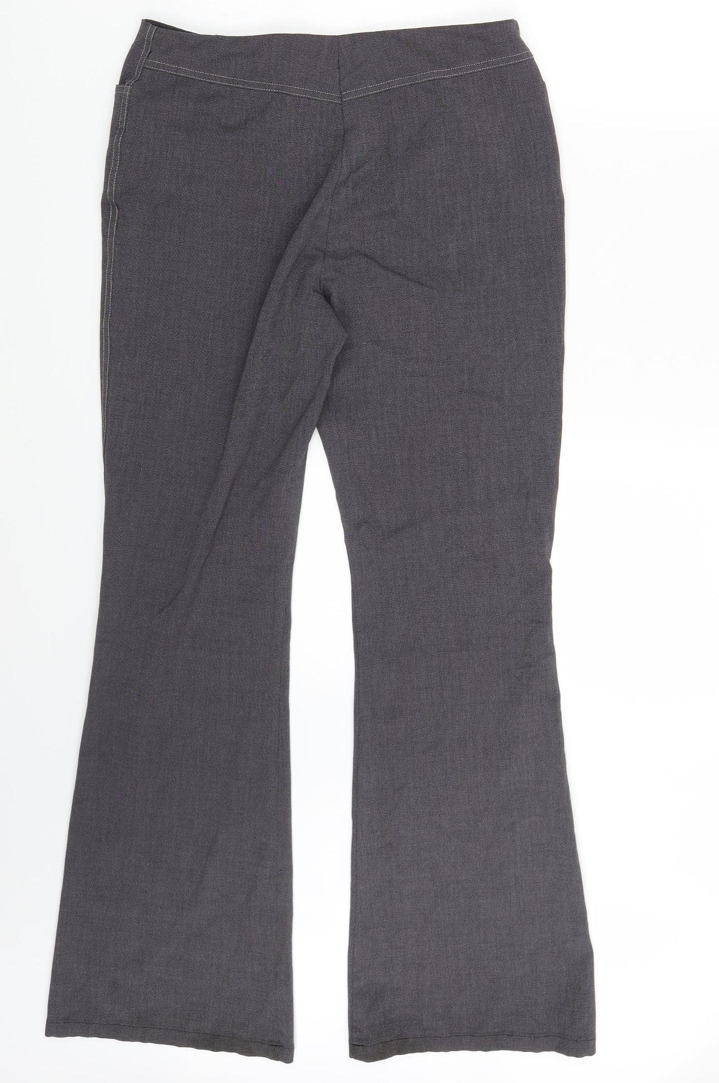 Coercion Womens Grey   Dress Pants Trousers Size 12 L30 in