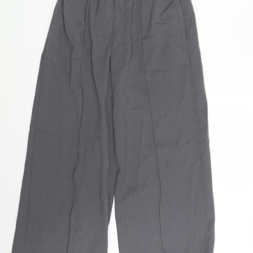 M&S Womens Grey   Dress Pants Trousers Size 10 L27 in