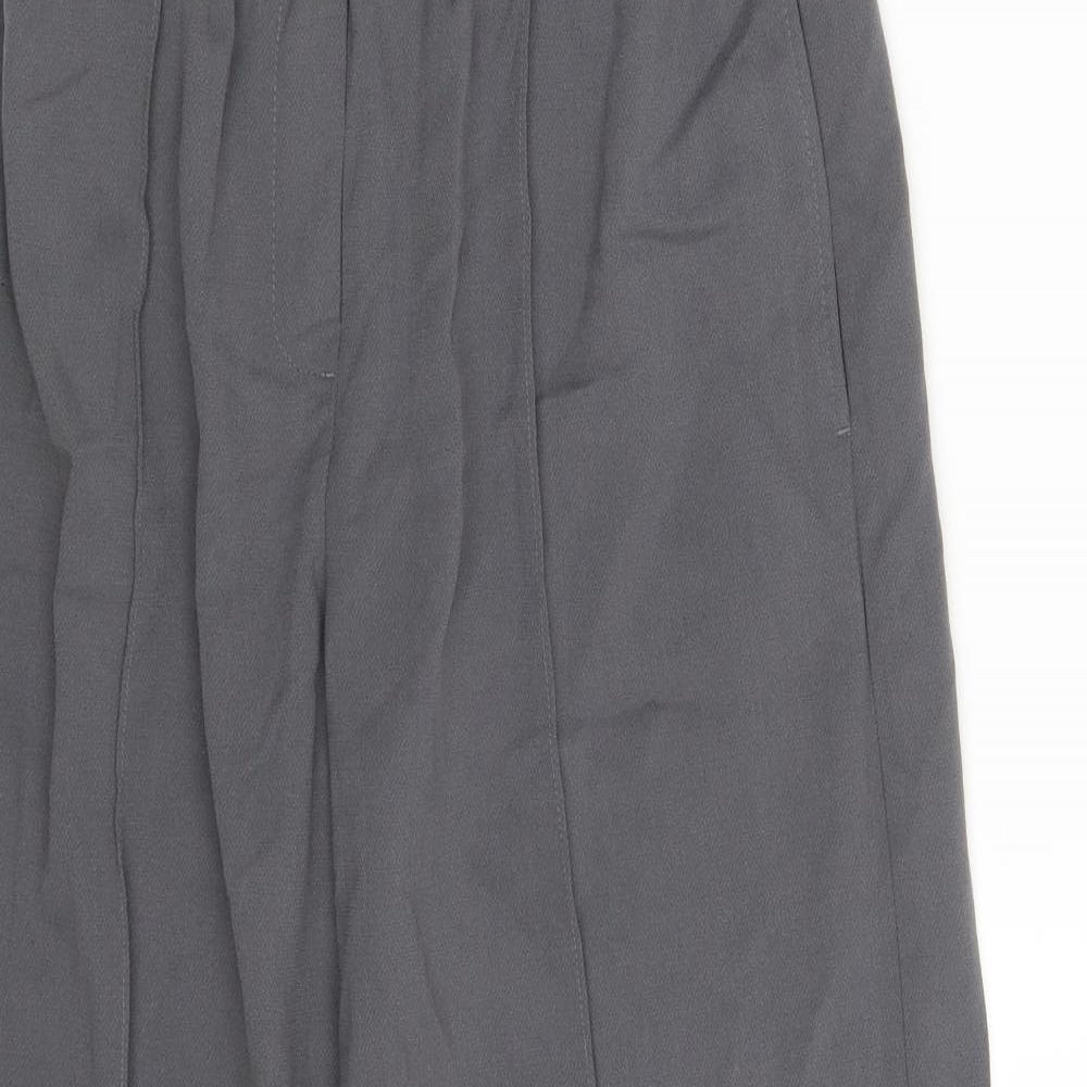 M&S Womens Grey   Dress Pants Trousers Size 10 L27 in