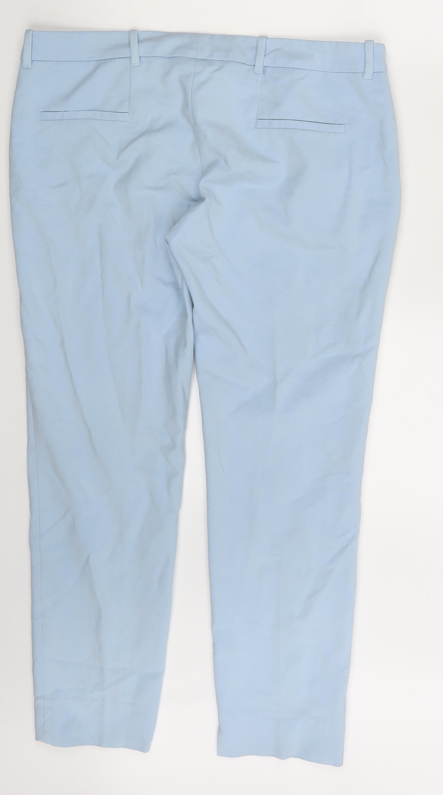 Zara Womens Blue   Chino Trousers Size XL L26 in