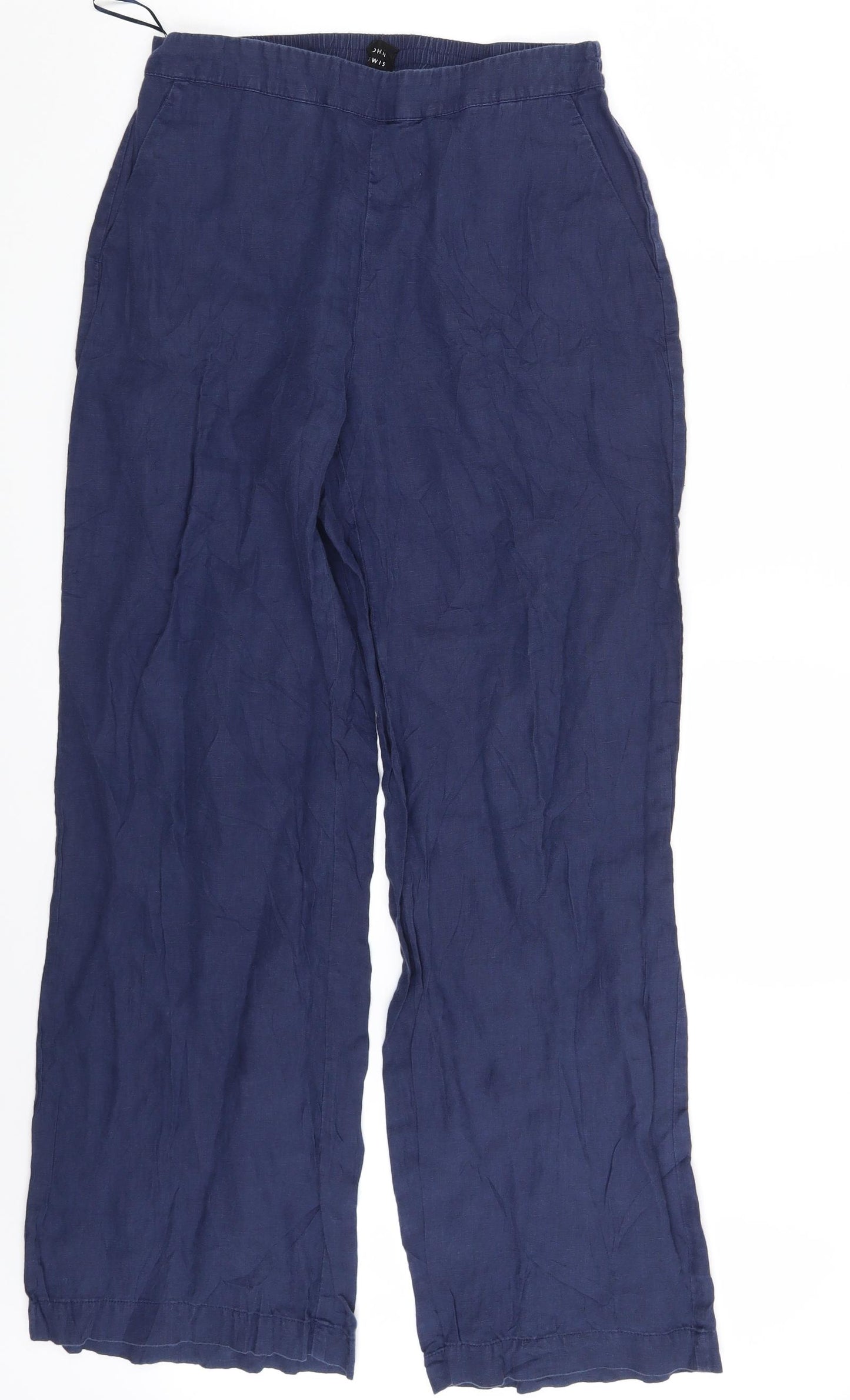 John Lewis Womens Blue   Sweatpants Trousers Size 12 L30 in