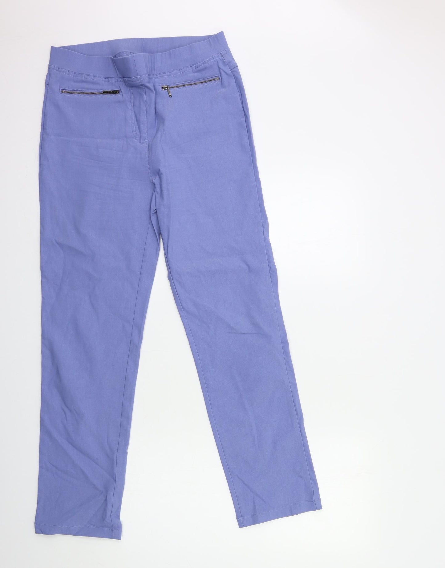 Cotton Traders Womens Blue  Denim Trousers  Size 12 L29 in