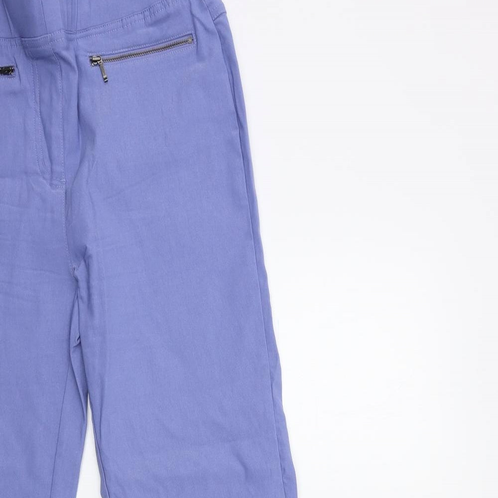 Cotton Traders Womens Blue  Denim Trousers  Size 12 L29 in