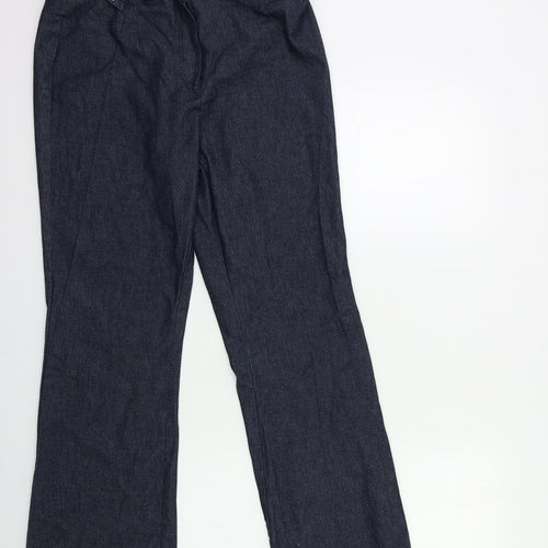 Joie de Vivre Womens Blue  Denim Flared Jeans Size 30 in L30 in