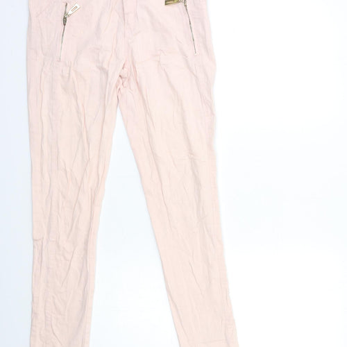 PRICE Womens Pink  Denim Skinny Jeans Size XL L27 in