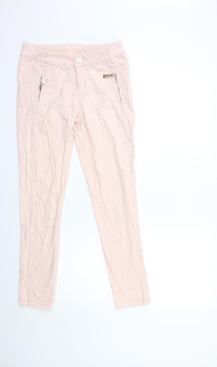 PRICE Womens Pink Denim Skinny Jeans Size XL L27 in