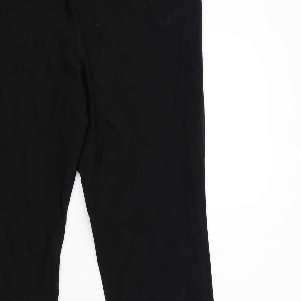 Papaya Womens Black   Trousers  Size 18 L28 in