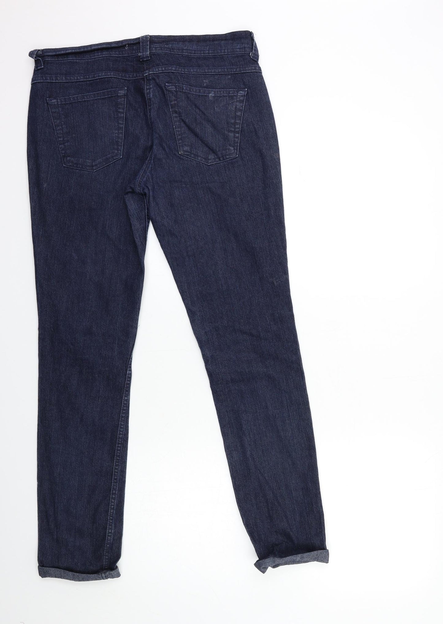 Dorothy Perkins Womens Blue  Denim Skinny Jeans Size 12 L28 in