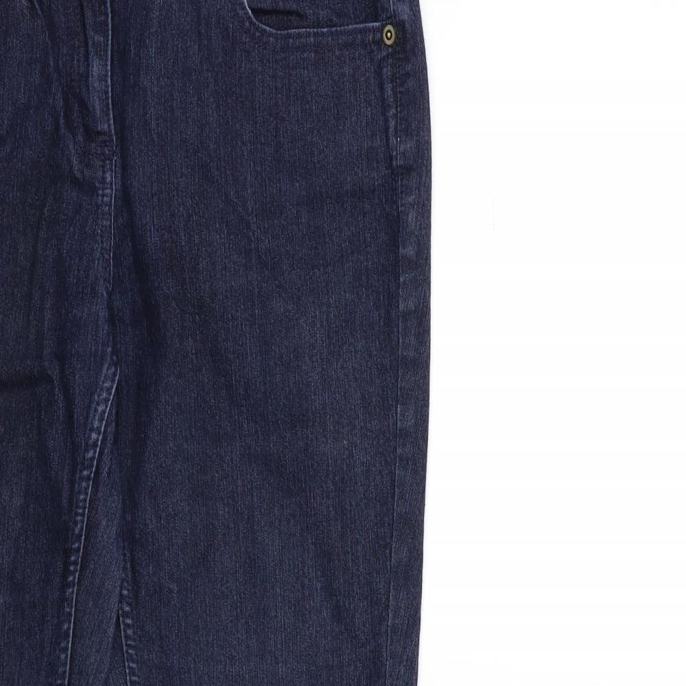 Dorothy Perkins Womens Blue  Denim Skinny Jeans Size 12 L28 in