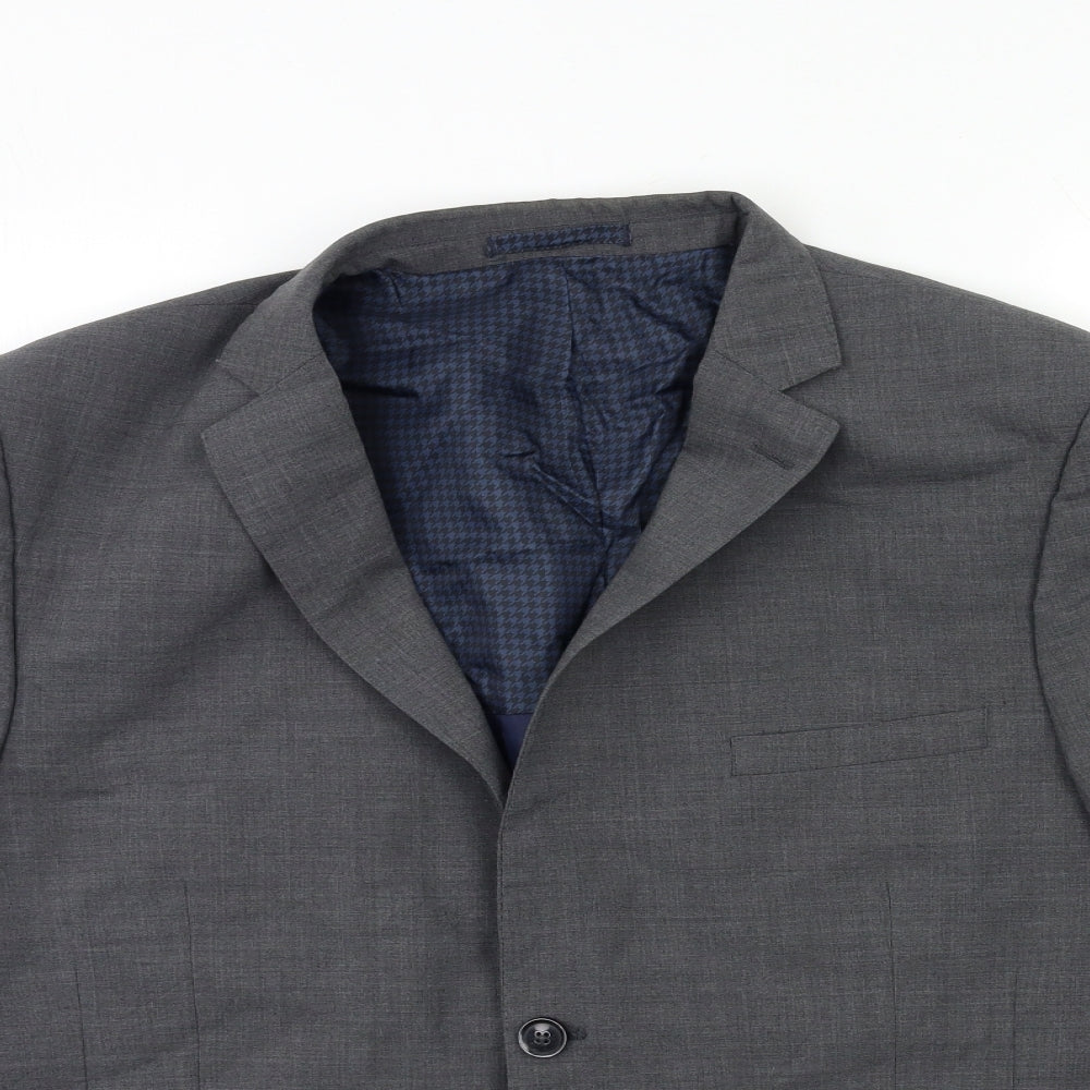 Marks and Spencer Mens Grey   Jacket Suit Jacket Size 44