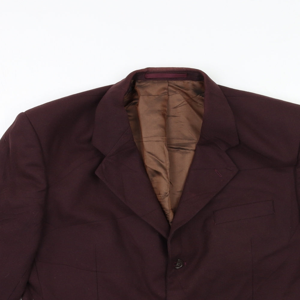 Gurteen Mens Red   Jacket Suit Jacket Size 42