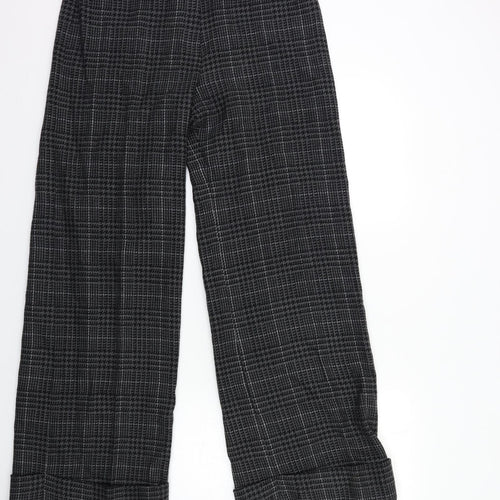 Hobbs Womens Grey Check  Trousers  Size 14 L30 in