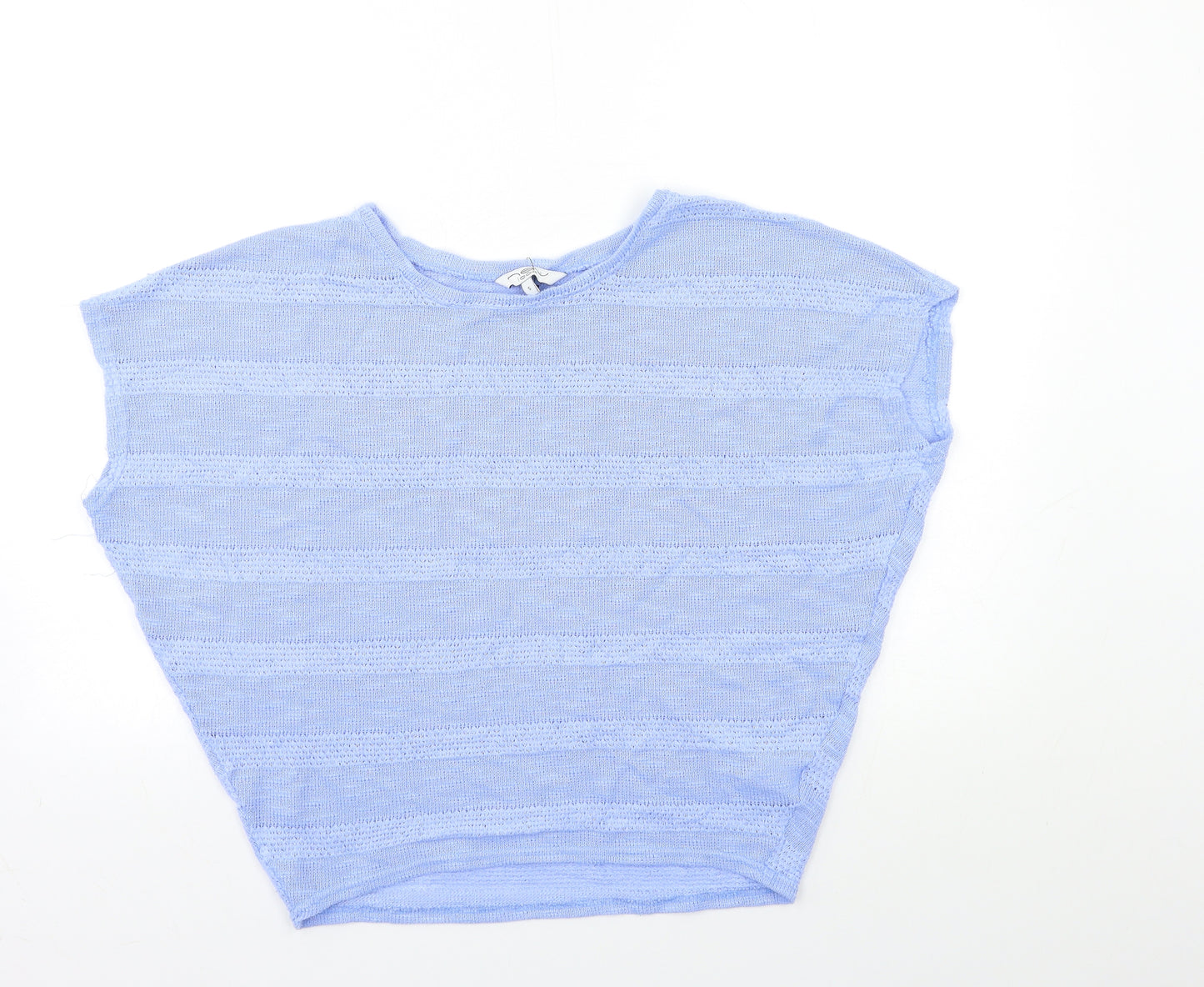 New Look Womens Blue  Knit Pullover Jumper Size S