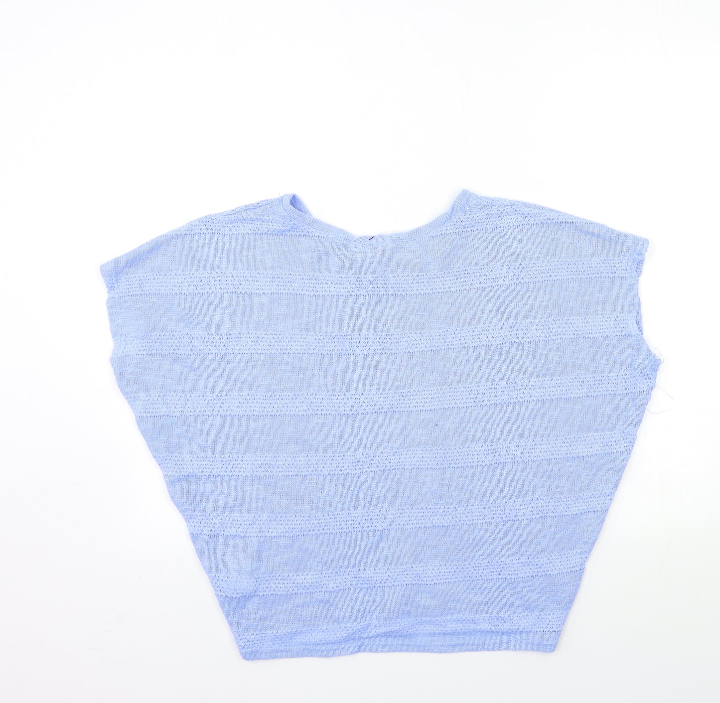 New Look Womens Blue  Knit Pullover Jumper Size S