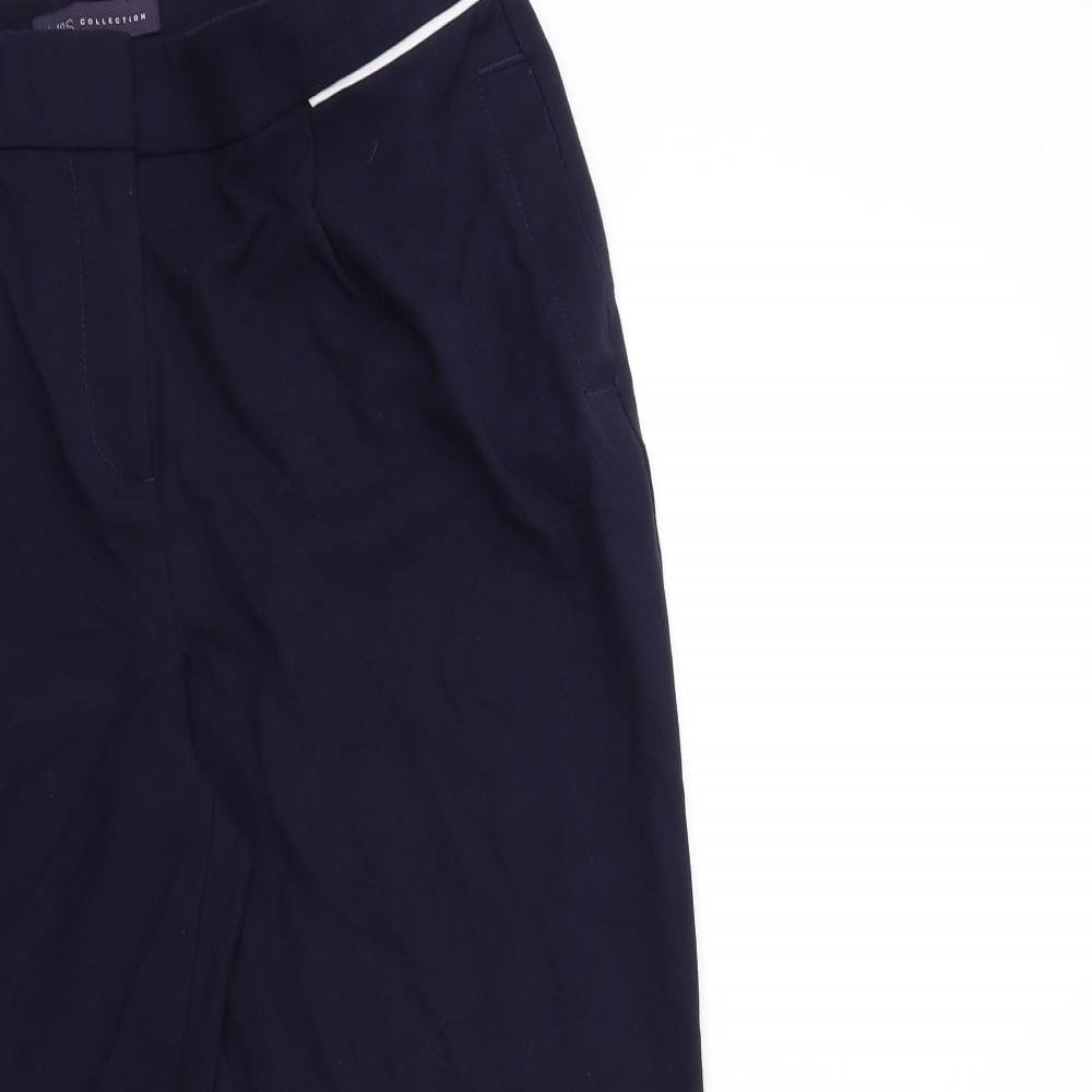 Marks and Spencer Womens Blue   Trousers  Size 12 L27 in