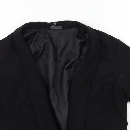 Sparkle & Fade Womens Black   Jacket Blazer Size S