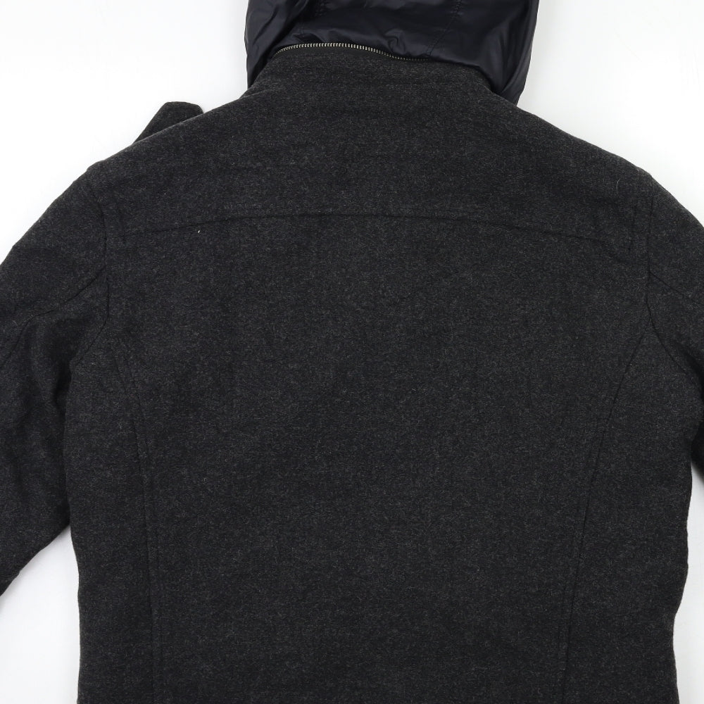 Gap Mens Black   Overcoat Coat Size M