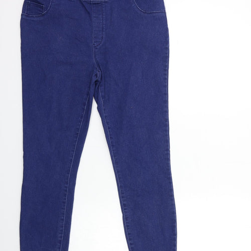 George Womens Blue  Denim Skinny Jeans Size 14 L28 in