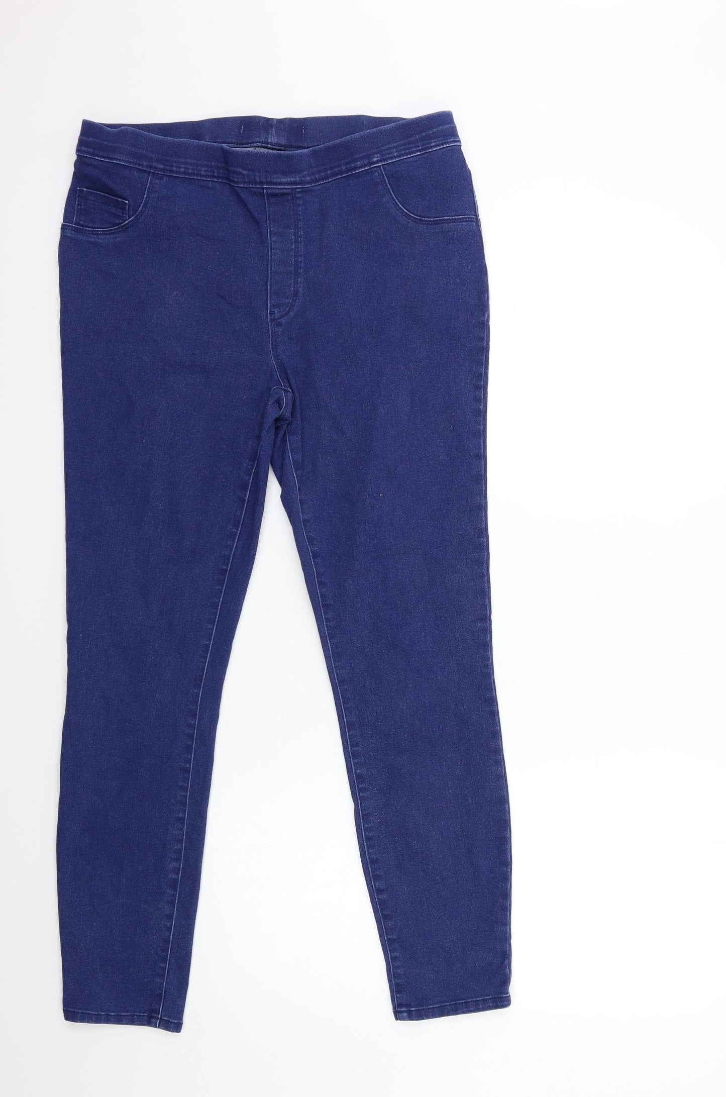 George Womens Blue  Denim Skinny Jeans Size 14 L28 in